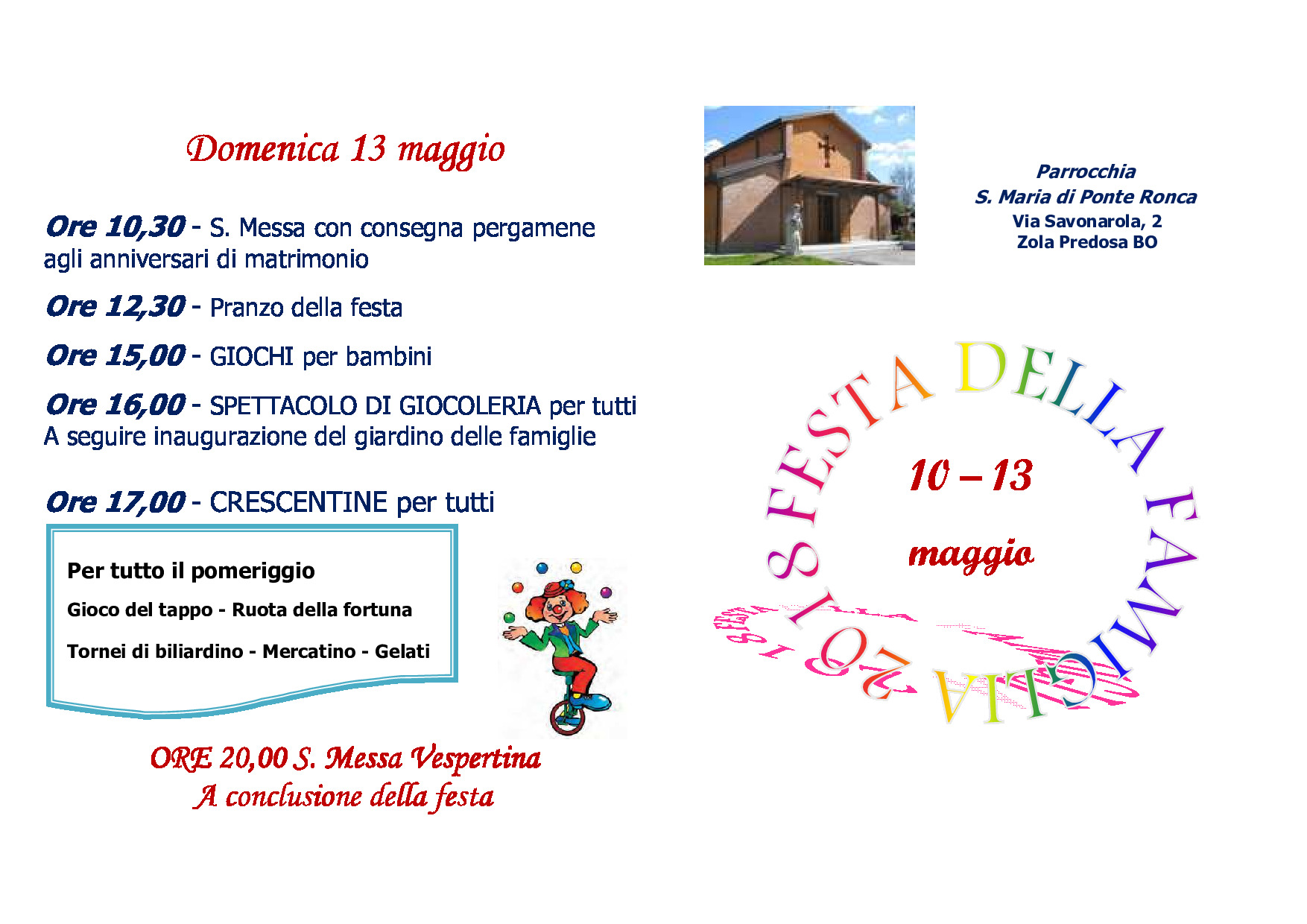 Festa della Famiglia 2018